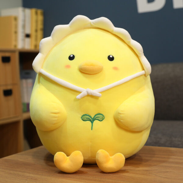 Animal Little White Chicken Pillow Dinosaur Doll Plush Toy - Image 4