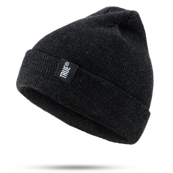 Fashionable hip hop autumn and winter warm knitted hat - Image 2