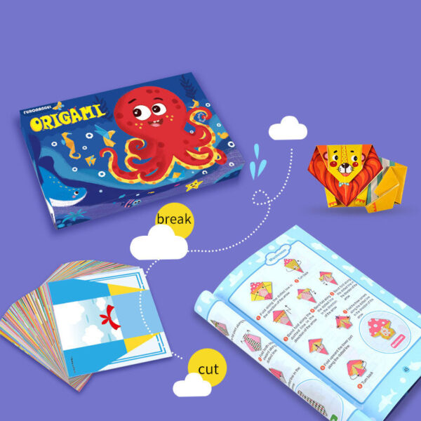 Handmade Materials For Children's Paper-cutting Kindergarten - Image 4