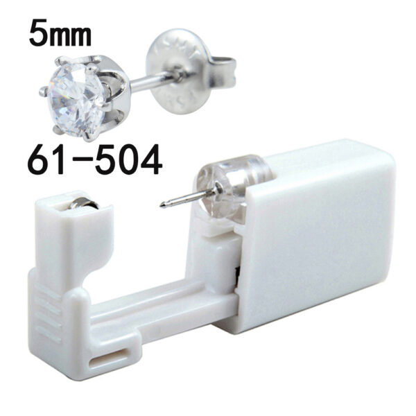 Disposable Low Pain Ear Piercing Gun Tool Ear Piercing Gun Built-in 316 Titanium Steel Crown Stud Earring - Image 6