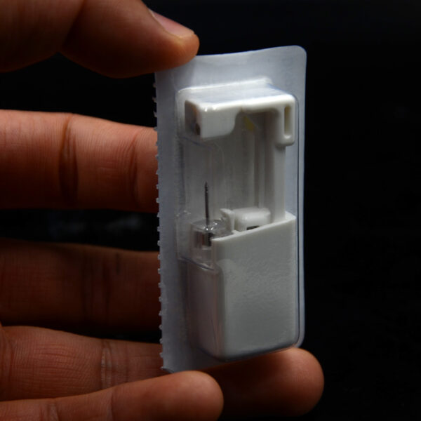 Disposable Low Pain Ear Piercing Gun Tool Ear Piercing Gun Built-in 316 Titanium Steel Crown Stud Earring - Image 7