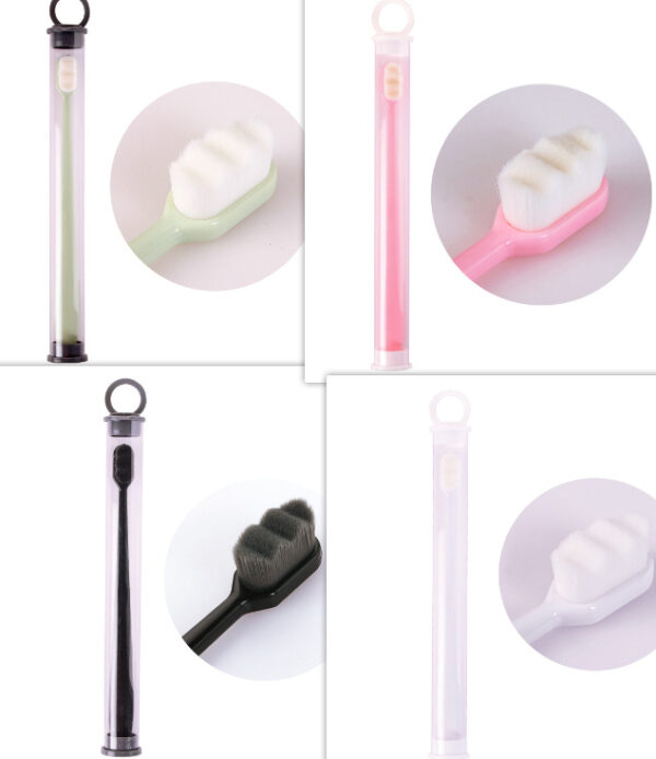 Ultra-fine Toothbrush Super Soft Bristle Deep Cleaning Brush Portable For Oral Care Tools Teeth Care Oral Cleaning Travel - Image 2