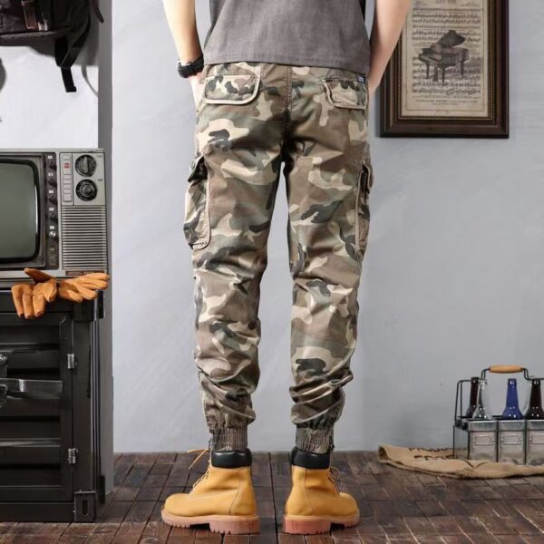 Camouflage Cargo Pants Men's Trousers With Pockets Fashion Casual Loose Tapered Pants - Image 7