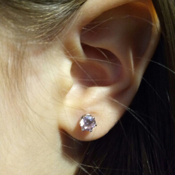 Disposable Low Pain Ear Piercing Gun Tool Ear Piercing Gun Built-in 316 Titanium Steel Crown Stud Earring - Image 9