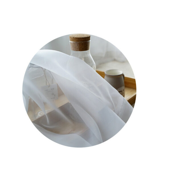 Modern And Simple Pure Color Cotton And Linen Window Screen - Image 10